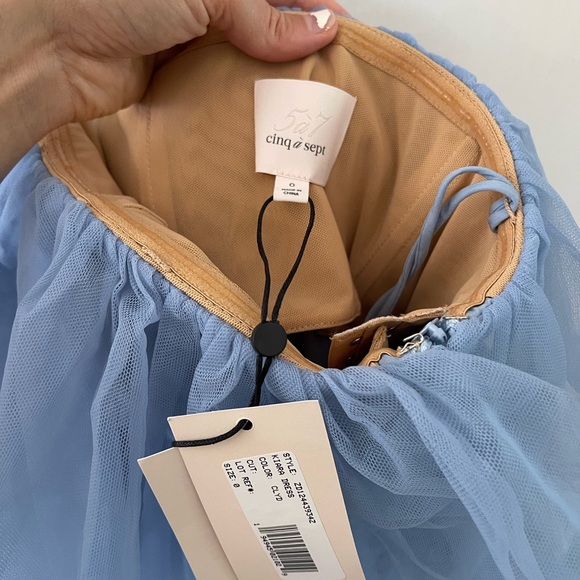 Cinq à Sept Kiara Tiered High-Low Dress size 0 prom dress special occasion NWT - Picture 5 of 9